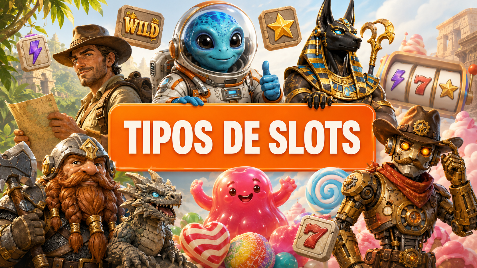 Diferentes tipos de slots en Kirolbet