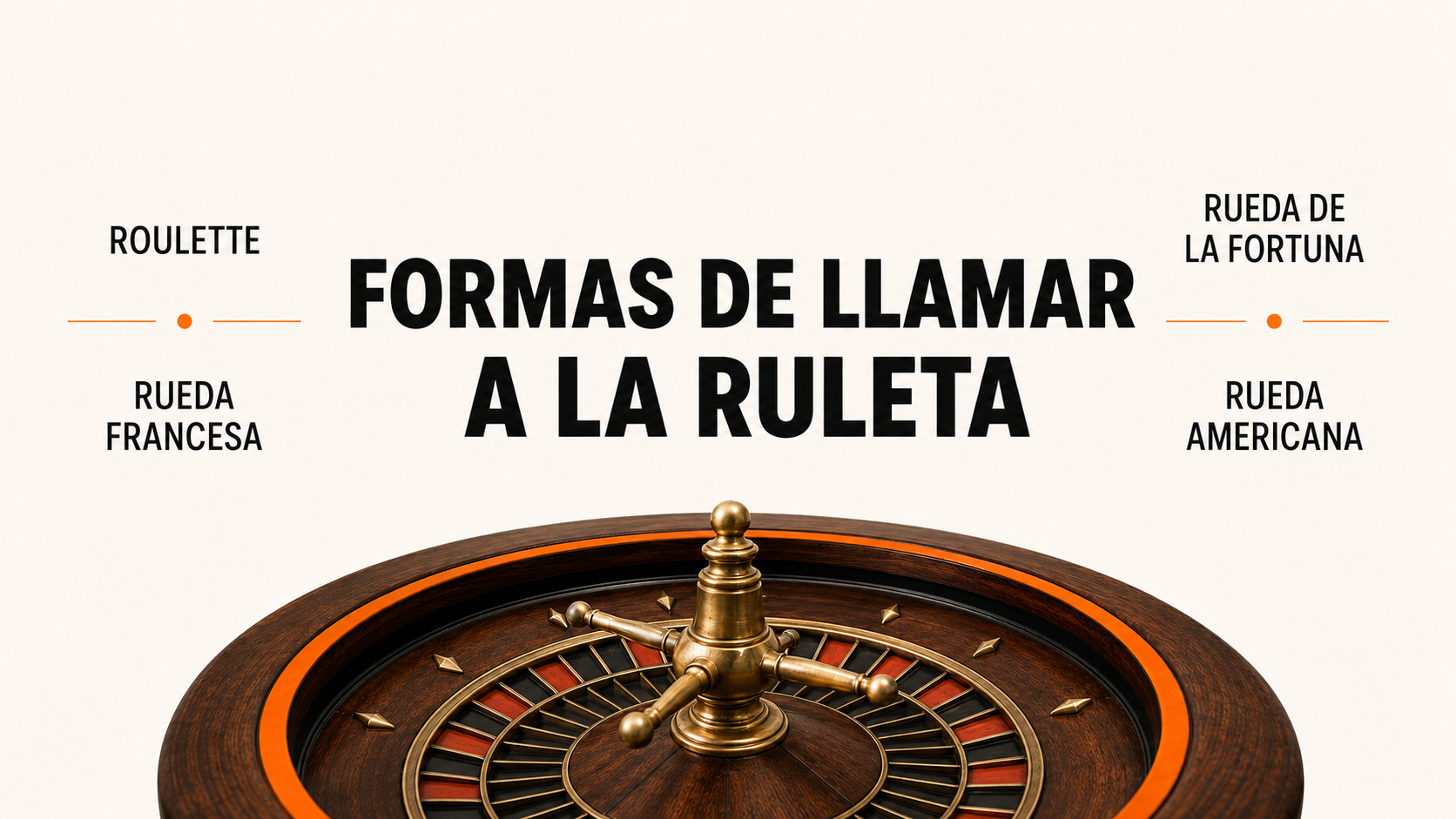 Formas de llamar a la ruleta