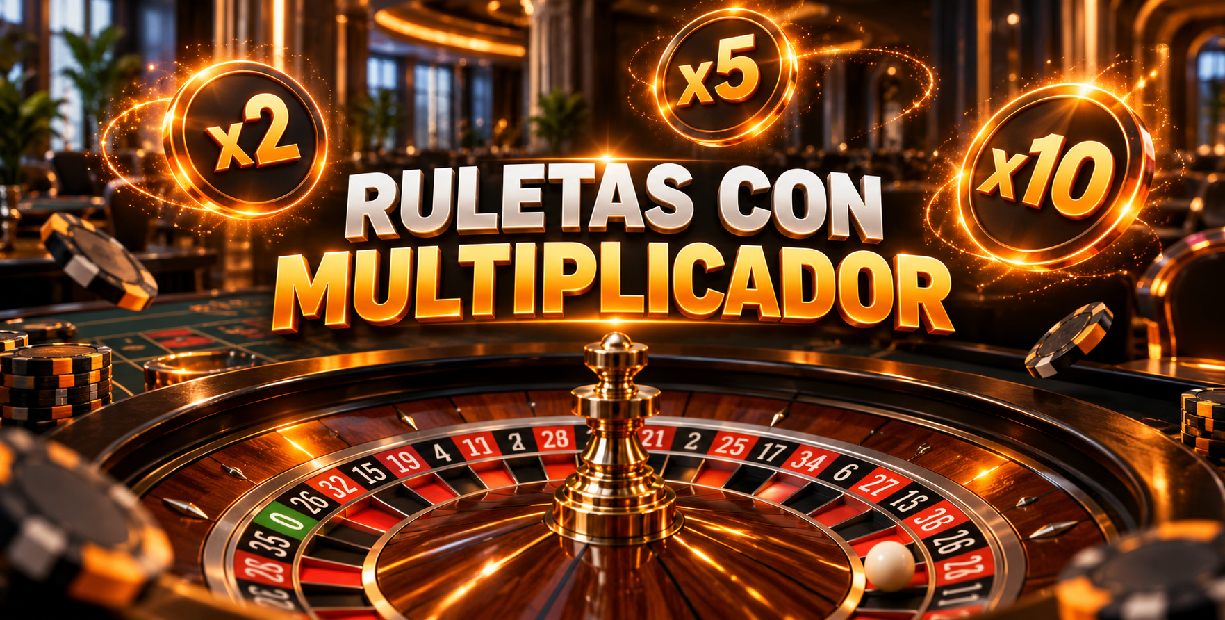 Ruletas con multiplicador: Mega Fire Blaze, Quantum y Relámpago (2026)