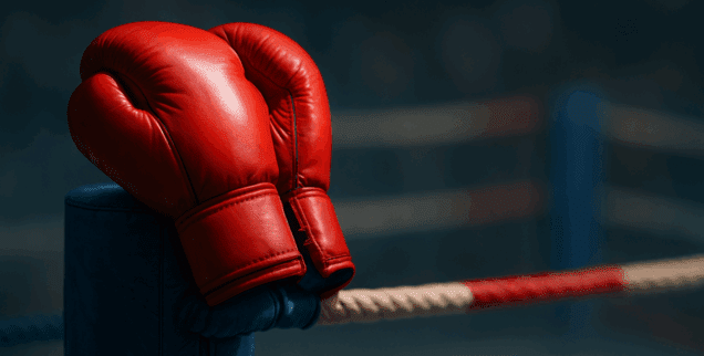 Combate de boxeo en La Velada del Año