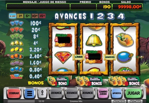 Ejemplo de slot clásica