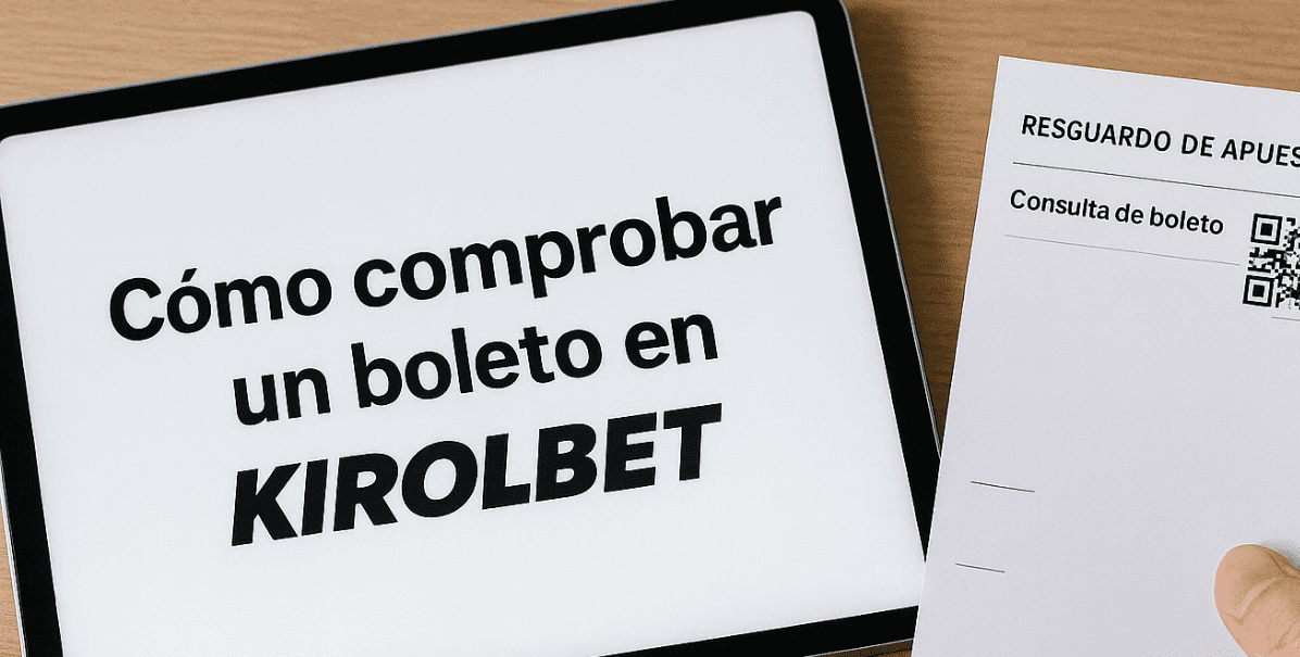 comprobar un boleto en Kirolbet
