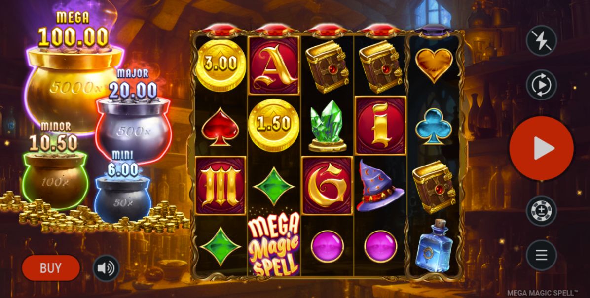 Slot Mega Magic Spell: magia y misterio por igual