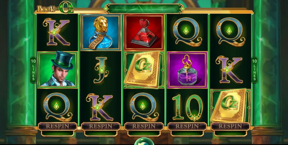 Slot Book of Oz: descubre su poderosa magia