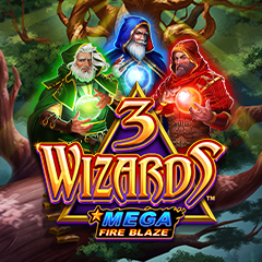 slot mega fire blaze: 3 wizards