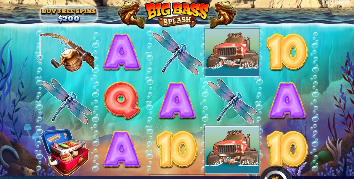 Slot Big Bass Splash: una sesión de pesca emocionante