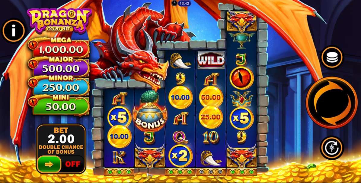 Slot Dragon Bonanza Gold Hit: acompaña al temible dragón