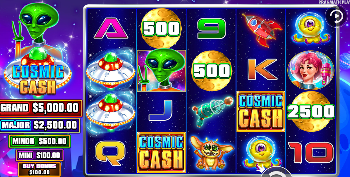 Slot Cosmic Cash: ¡una tragaperras galáctica!