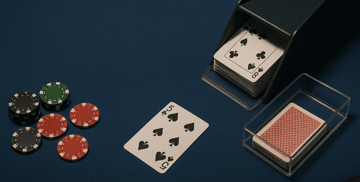 en la imagen se puede ver cómo se aplica una de las estrategias de blackjack mencionadas