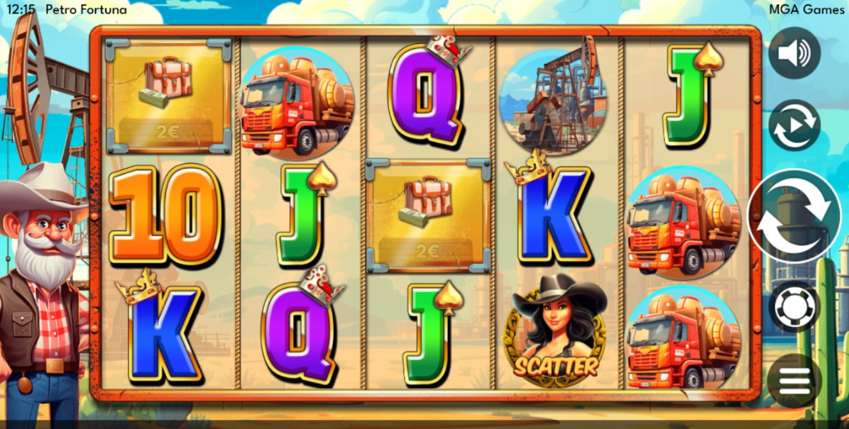 Slot Petro Fortuna: ¡a llenar bidones!