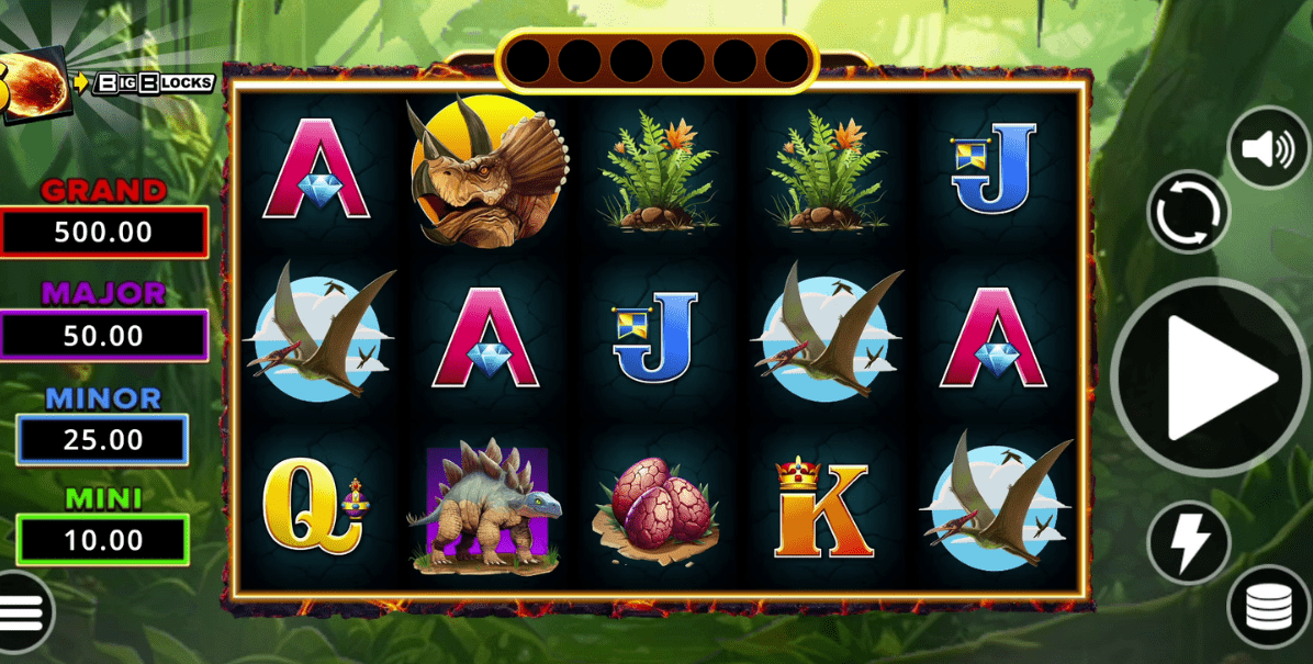 Slot Tyrannosaurus Rocks: ¡juega con el T. Rex!