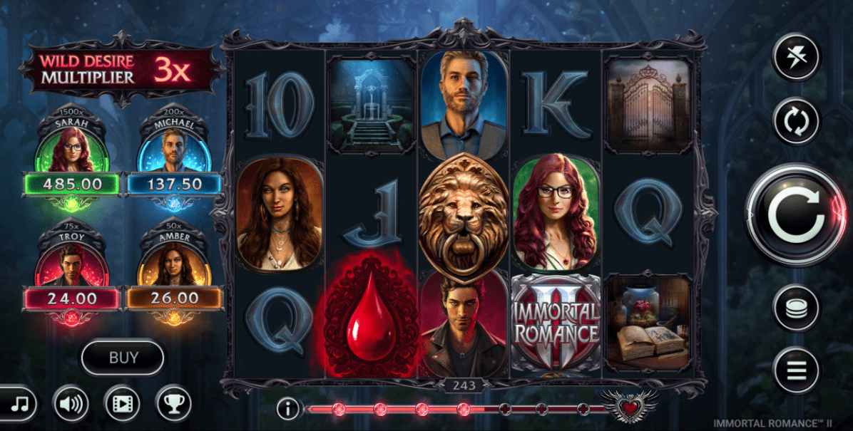 Slot Immortal Romance II: vive una segunda historia de amor