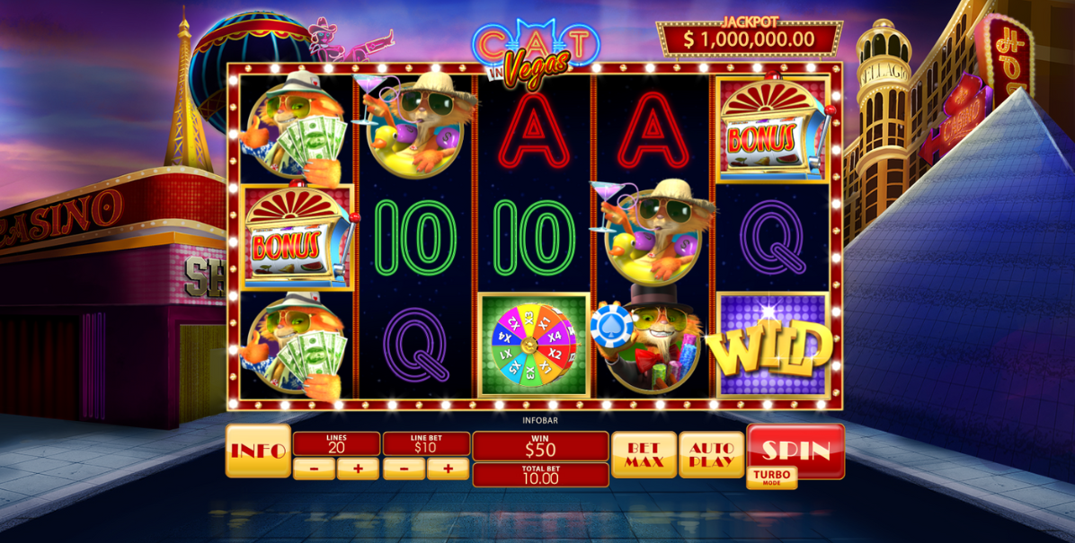 Slot Cat in Vegas: disfruta del show
