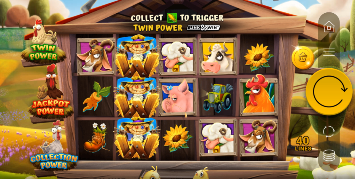 Slot Chickenville Power Combo: ¡atrapa a las gallinas!