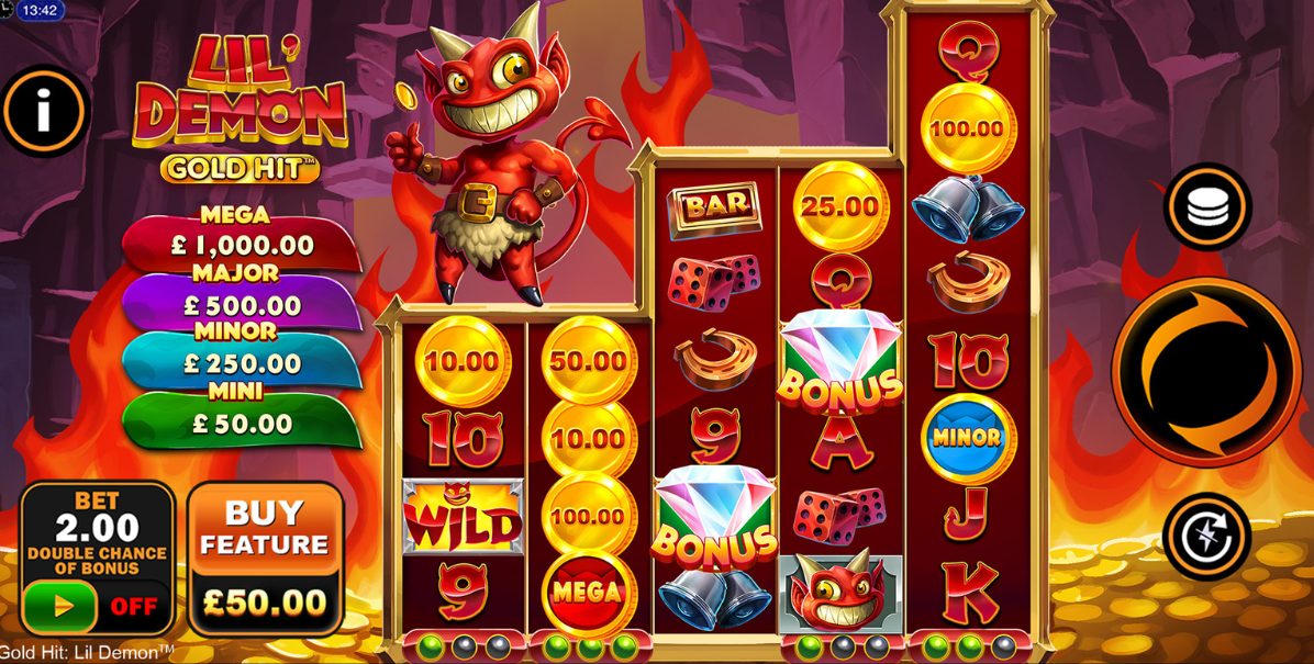 Slot Gold Hit Lil’ Demon: acompaña al travieso demonio