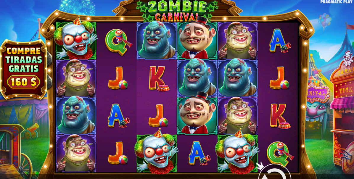 Slot Zombie Carnival: ¡aventura en el circo!