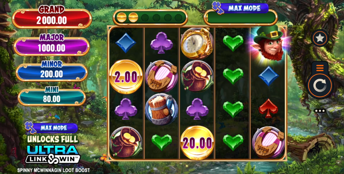 Slot Spinny McWinnagin Loot Boost: la leyenda del leprechaun