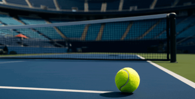 Partido de tenis en pista dura durante el Masters de Canadá
